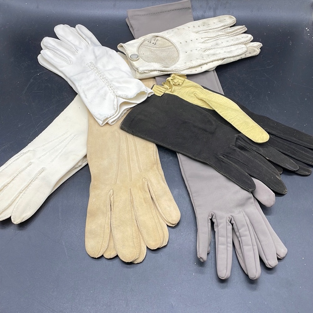 Vintage Gloves 6 Pairs